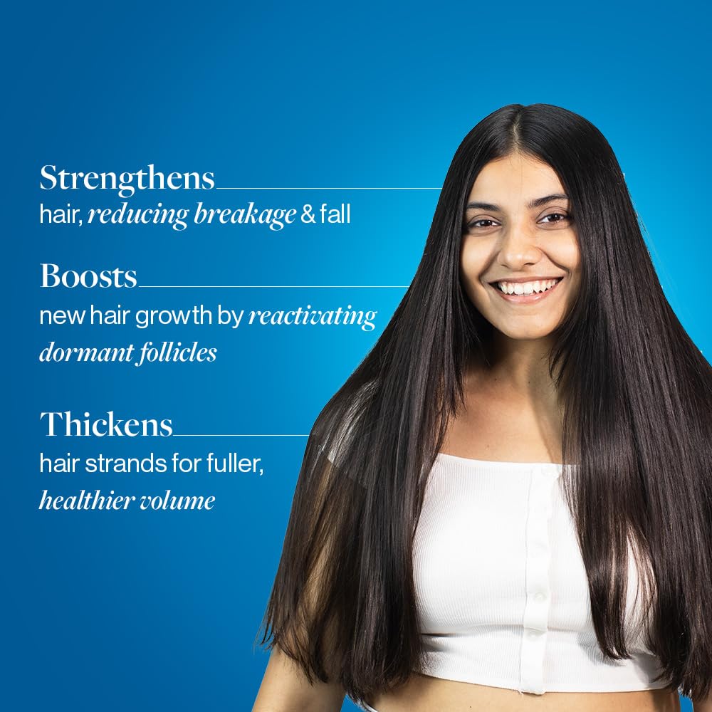 Be Bodywise Hair Supplement Pack with Biotin Gummies and Rosemary Roll-On Serum, Adult, Strawberry Flavor - back view