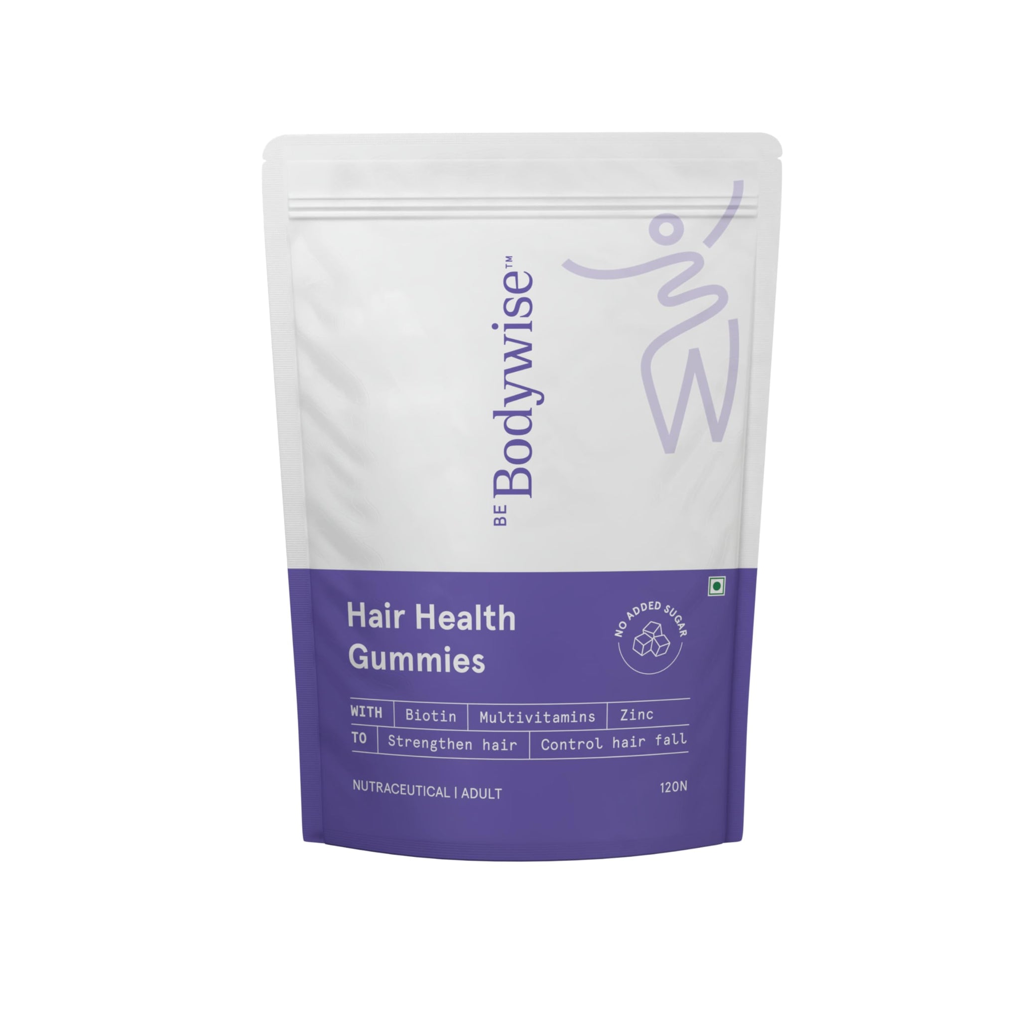 Be Bodywise Hair Supplement Pack with Biotin Gummies and Rosemary Roll-On Serum, Adult, Strawberry Flavor (40)