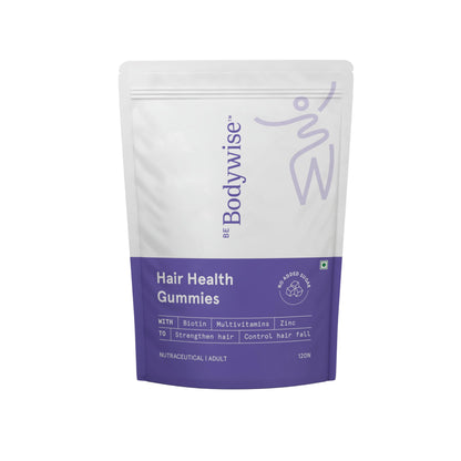 Be Bodywise Hair Supplement Pack with Biotin Gummies and Rosemary Roll-On Serum, Adult, Strawberry Flavor (40)
