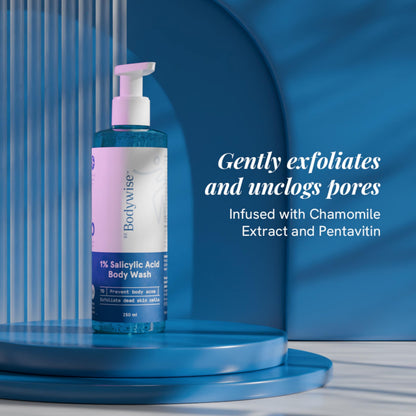 Be Bodywise Salicylic Acid Exfoliating Body Wash Gel for All Skin Types - front view