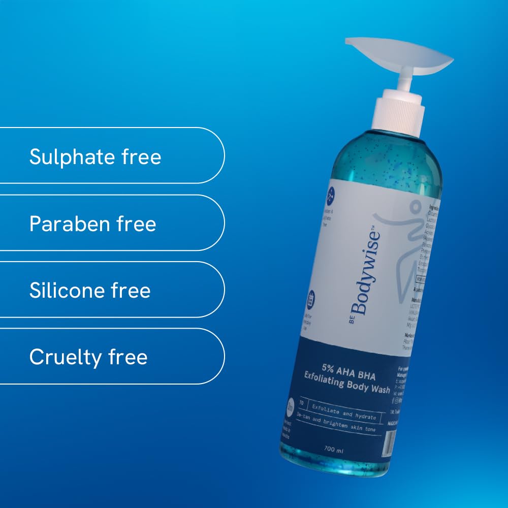 Be Bodywise Salicylic Acid Exfoliating Body Wash Gel for All Skin Types - in use (31)