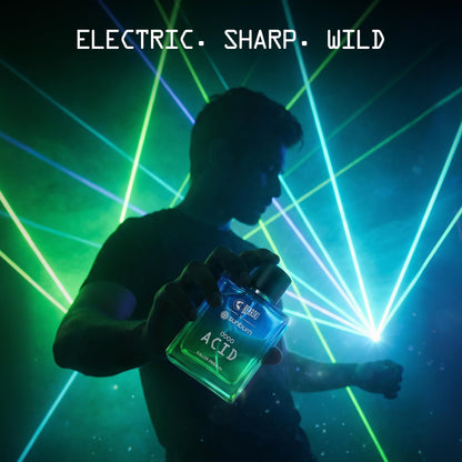 BEARDO ACID X Sunburn Festival Perfume Extrait de Parfum for Men Citrus Aromatic - label detail (13)