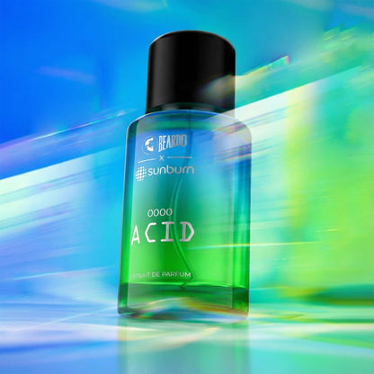BEARDO ACID X Sunburn Festival Perfume Extrait de Parfum for Men Citrus Aromatic - close-up detail