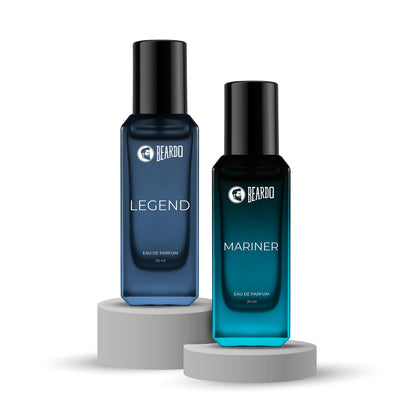 BEARDO AquaFlame Perfume Set for Men, 20ml x 2, Eau de Parfum, Mariner & Whisky Smoke Firebomb (16)
