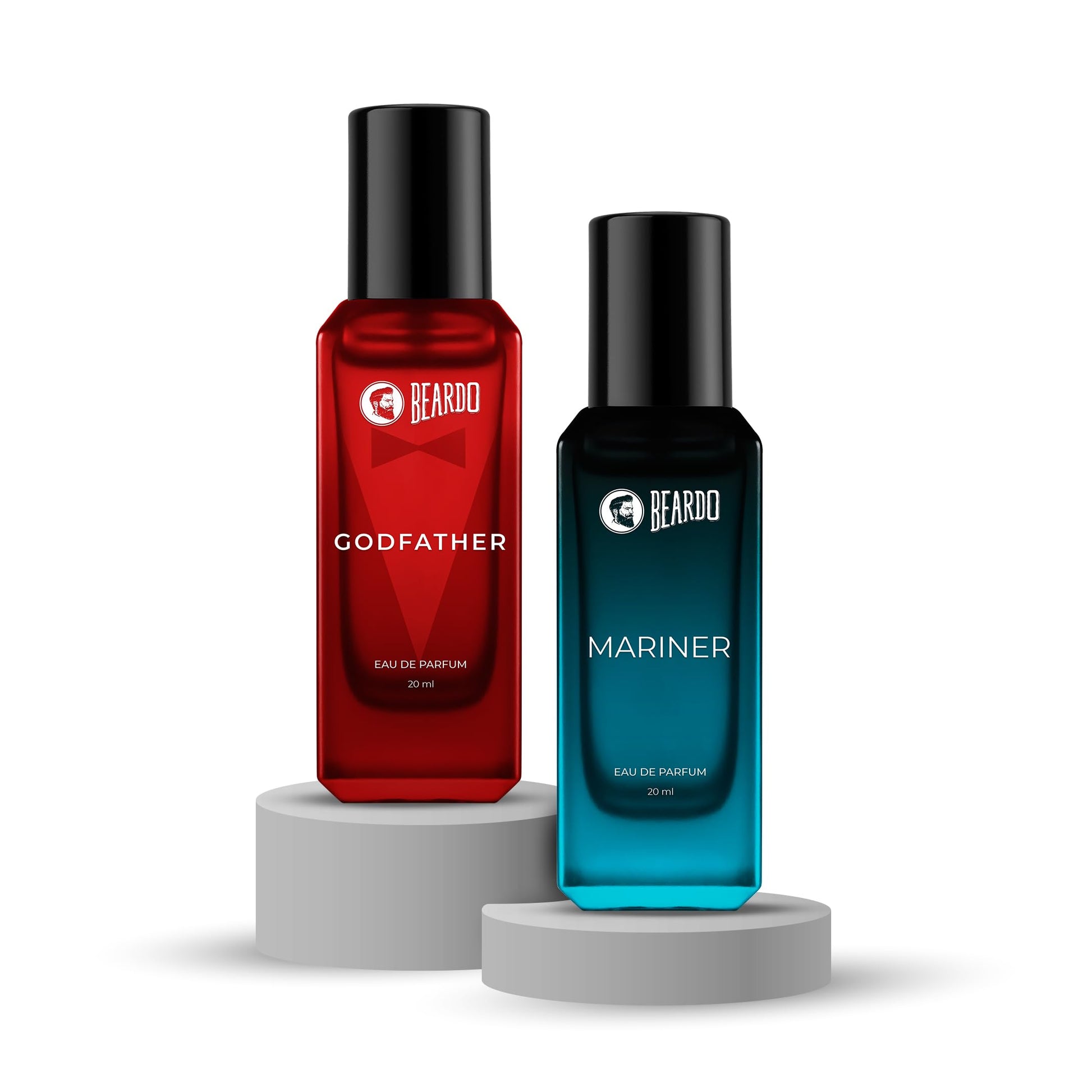 BEARDO AquaFlame Perfume Set for Men, 20ml x 2, Eau de Parfum, Mariner & Whisky Smoke Firebomb (21)