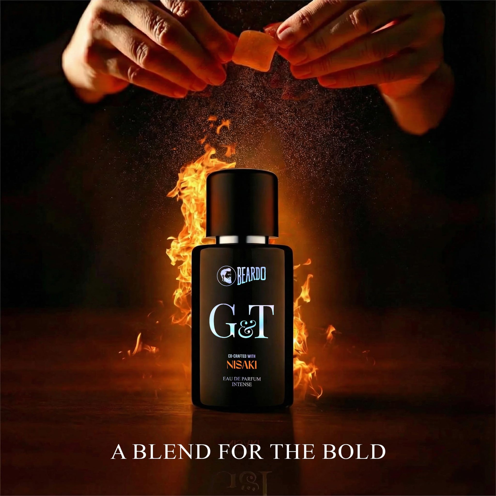 BEARDO G&T Men's Eau de Parfum, Citrus Spicy Woody Fragrance, Pressurized Atomizer - ingredients panel