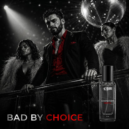 BEARDO Godfather Mafia Eau de Parfum for Men, Fruity Amber Woody Scent - front view