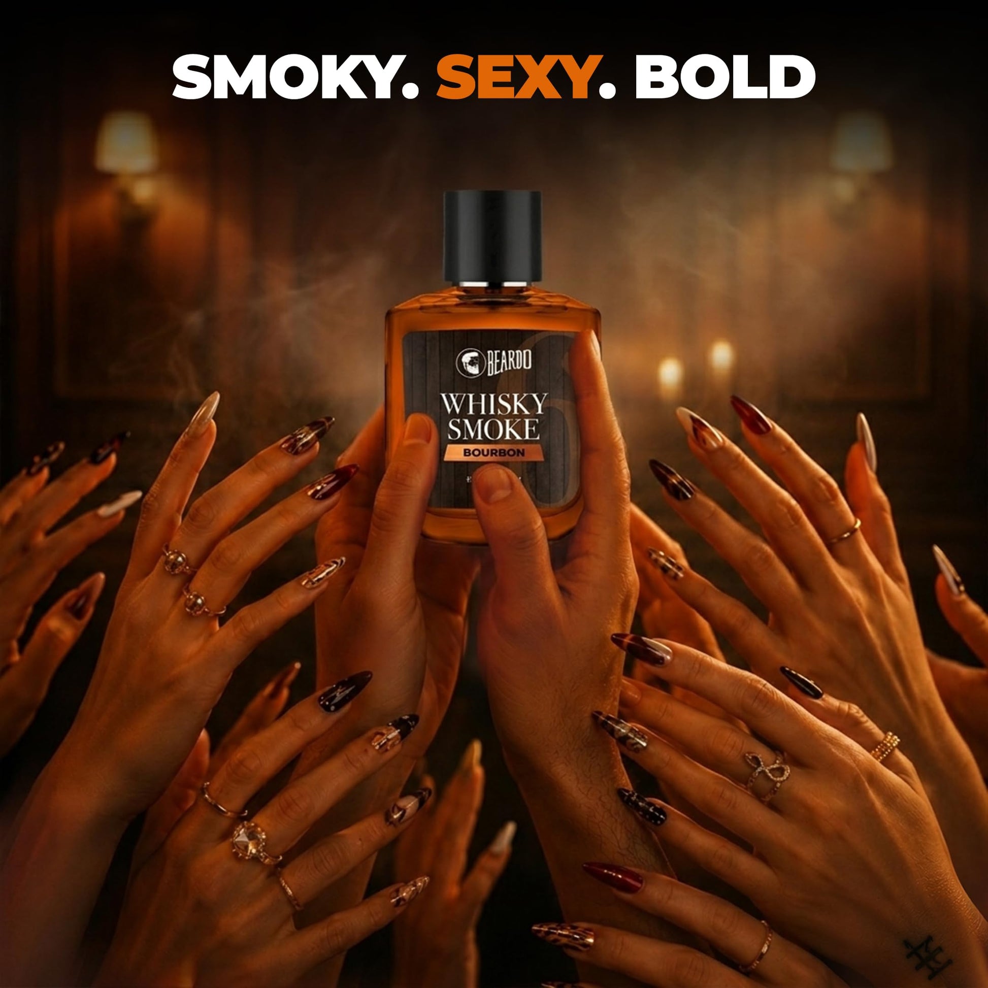 Beardo Whisky Smoke Bourbon Perfume, Eau de Parfum for Men, Oriental Woody Leathery - packaging (13)