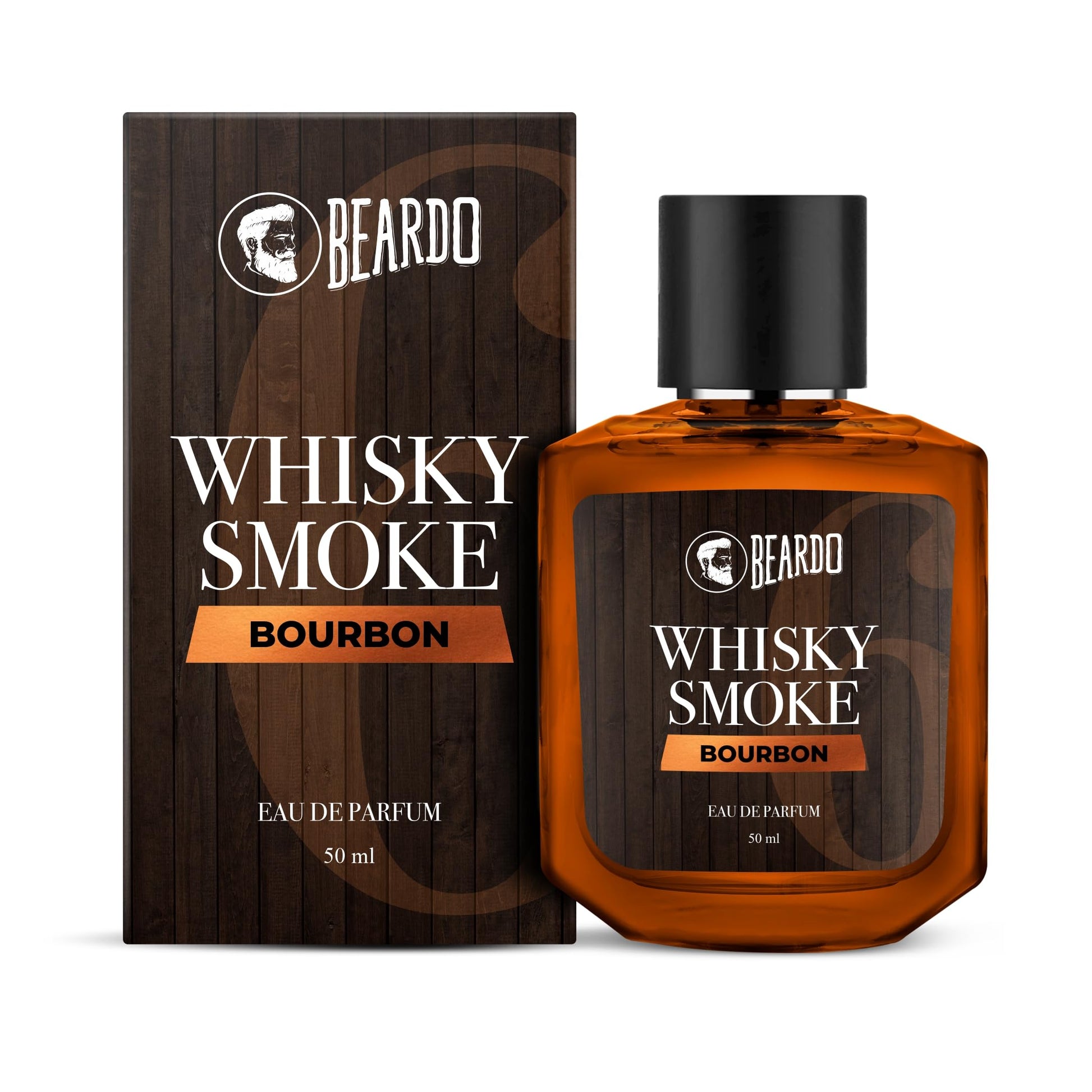 Beardo Whisky Smoke Bourbon Perfume, Eau de Parfum for Men, Oriental Woody Leathery - close-up detail (15)