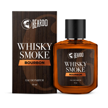 Beardo Whisky Smoke Bourbon Perfume, Eau de Parfum for Men, Oriental Woody Leathery - close-up detail (15)