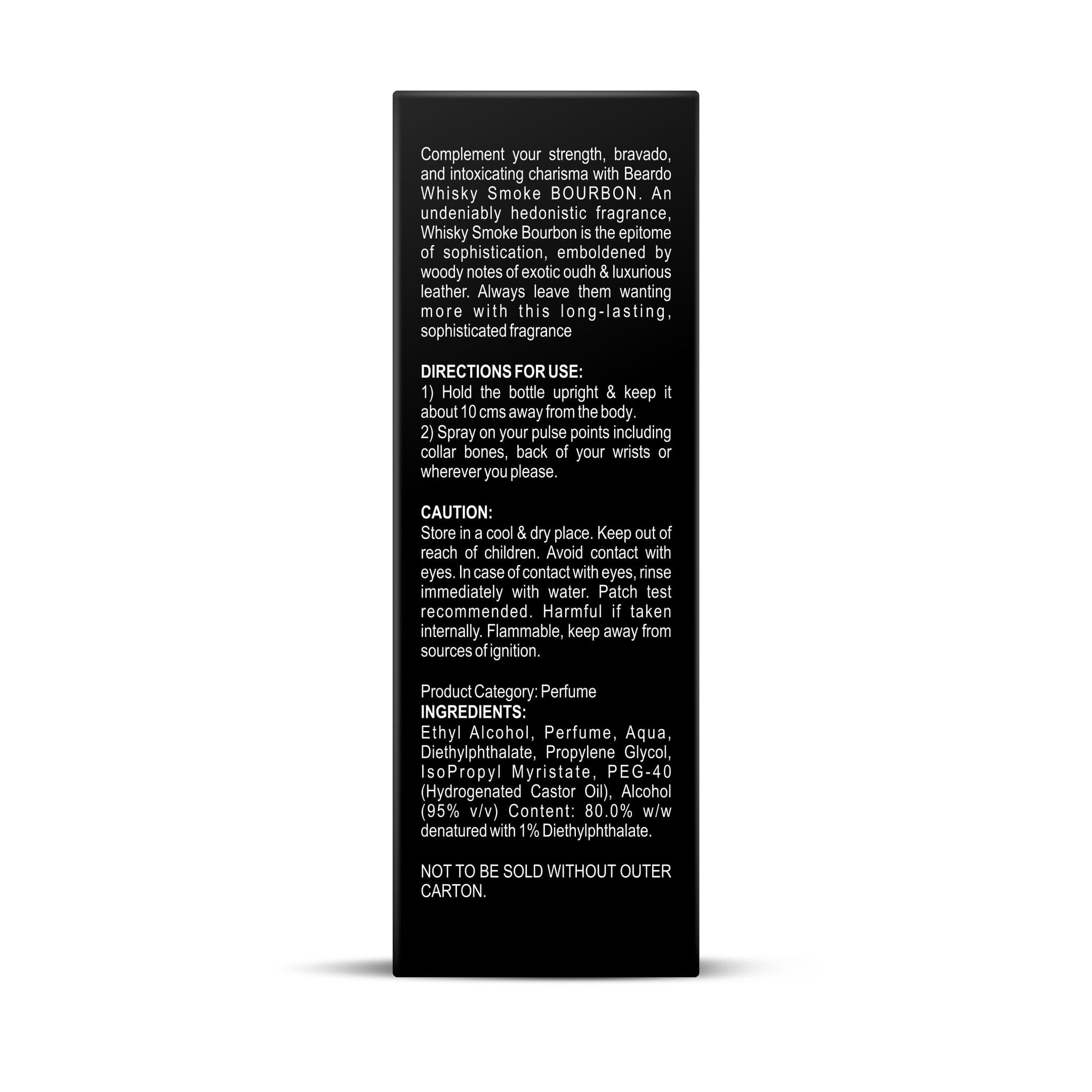 Beardo Whisky Smoke Bourbon Perfume, Eau de Parfum for Men, Oriental Woody Leathery - in use (16)
