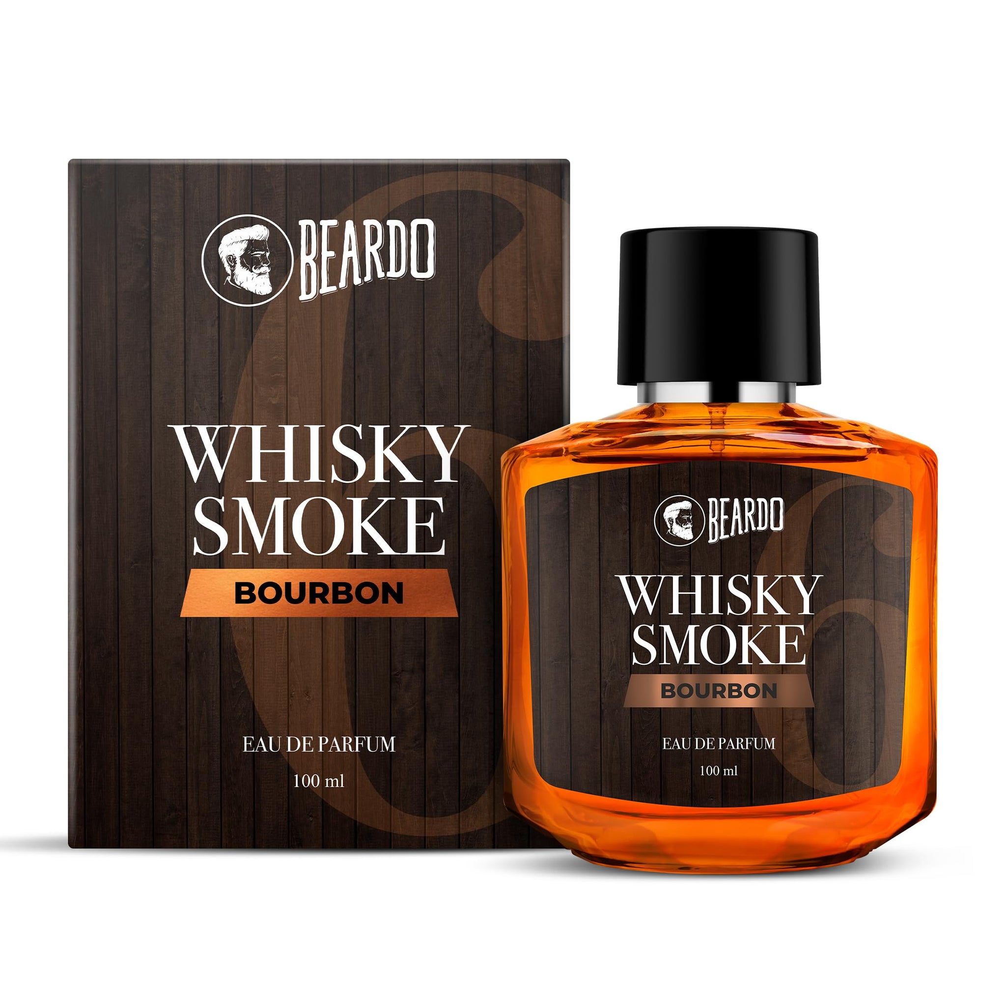 Beardo Whisky Smoke Bourbon Perfume, Eau de Parfum for Men, Oriental Woody Leathery - close-up detail (32)