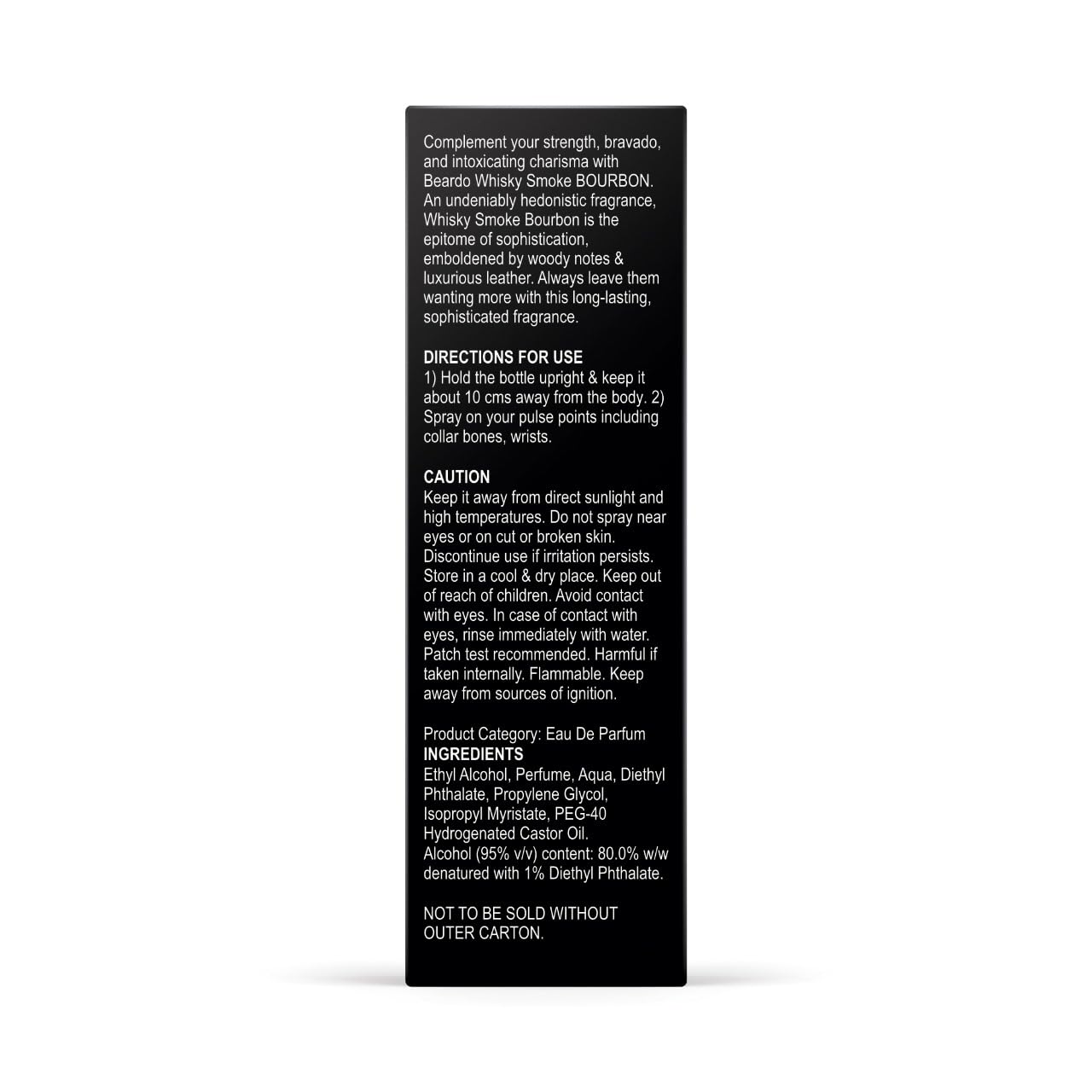 Beardo Whisky Smoke Bourbon Perfume, Eau de Parfum for Men, Oriental Woody Leathery - size and scale (34)