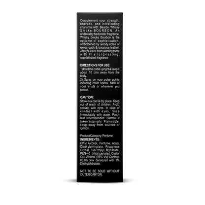 Beardo Whisky Smoke Bourbon Perfume, Eau de Parfum for Men, Oriental Woody Leathery - in use