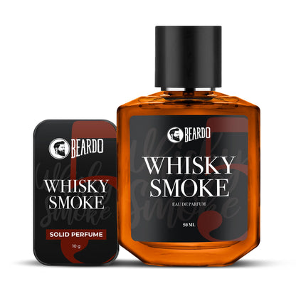 BEARDO Whisky Smoke Mens Spicy Woody Oudh EDP and Solid Perfume