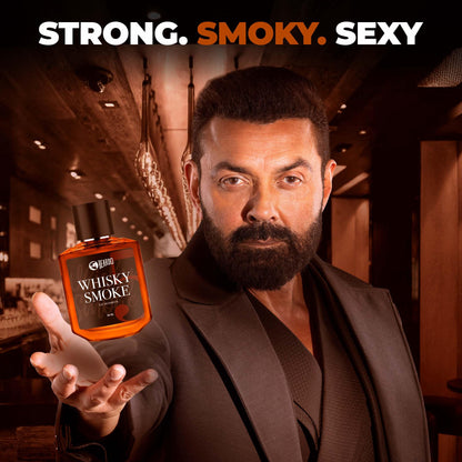 BEARDO Whisky Smoke Mens Spicy Woody Oudh EDP and Solid Perfume - front view (9)