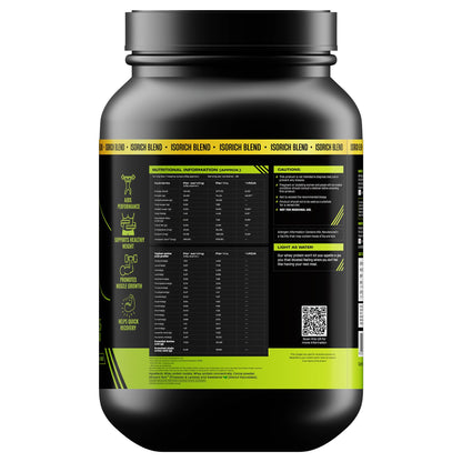 BEASTLIFE Isorich Whey Protein Isolate Powder, 924g, Adult Whey Protein Supplement - size and scale (18)