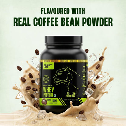 BEASTLIFE Isorich Whey Protein Isolate Powder, 924g, Adult Whey Protein Supplement - front view