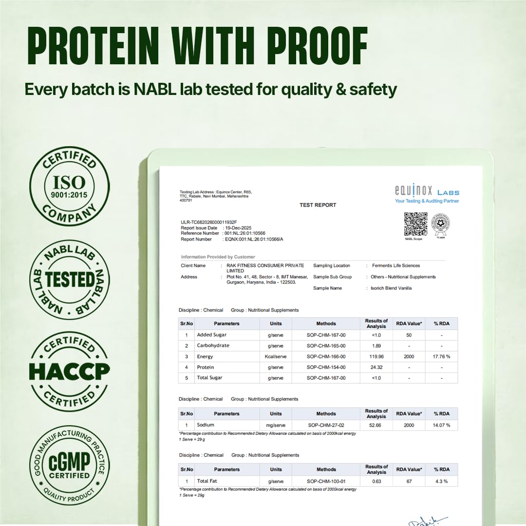 BEASTLIFE Isorich Whey Protein Isolate Powder, 924g, Adult Whey Protein Supplement - ingredients panel (24)