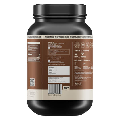 BEASTLIFE Performance Yeast Whey Protein Blend, 34g Protein, 5.7g BCAA, 1Kg, Adult Formula - in use (17)