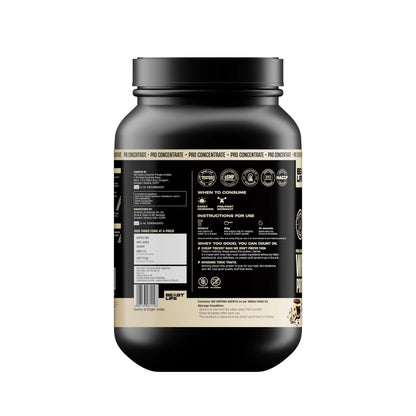 BEASTLIFE Pro 100% Whey Protein Powder, 924g 28 Servings, 24g Protein 5.3g BCAA, with Digestive Enzymes - in use (17)