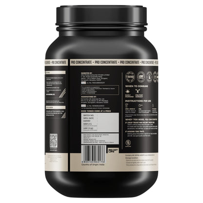 BEASTLIFE Pro 100% Whey Protein Powder, 924g 28 Servings, 24g Protein 5.3g BCAA, with Digestive Enzymes - size and scale (27)
