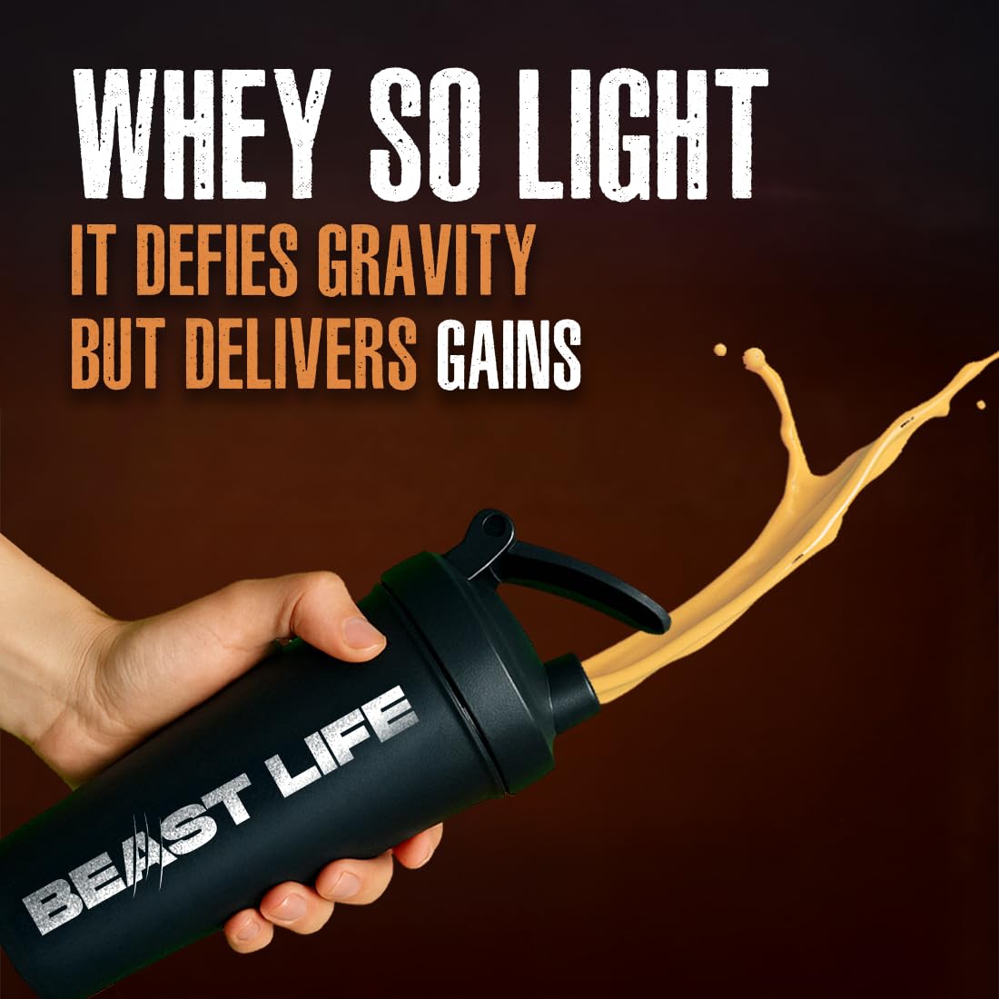 BEASTLIFE Pro 100% Whey Protein Powder, 924g 28 Servings, 24g Protein 5.3g BCAA, with Digestive Enzymes - label detail