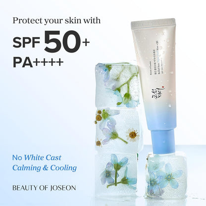 Beauty of Joseon Relief Sun SPF 50+ PA++++ Sun Cream with Rice Extract and Vitamin B5, 50ml - packaging