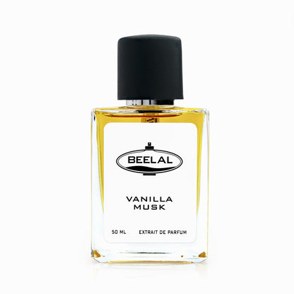 BEELAL Vanilla Musk Extrait De Parfum, 50ml, Unisex Eau de Parfum Spray - close-up detail