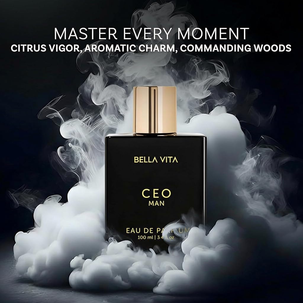 Bella Vita CEO Man Eau De Parfum, 20ml, Office Wear Fragrance for Men - label detail (13)
