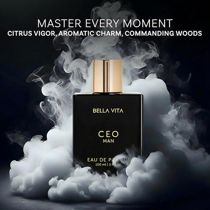 Bella Vita CEO Man Eau De Parfum, 20ml, Office Wear Fragrance for Men - label detail (13)