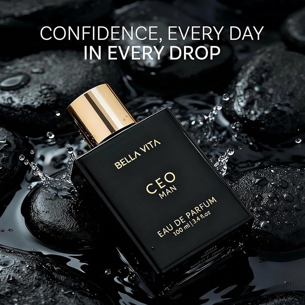 Bella Vita CEO Man Eau De Parfum, 20ml, Office Wear Fragrance for Men - in use (16)