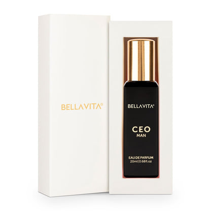 Bella Vita CEO Man Eau De Parfum, 20ml, Office Wear Fragrance for Men - ingredients panel