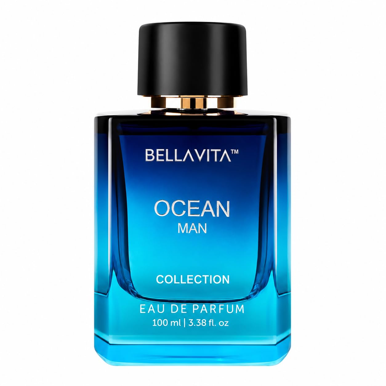 Bella Vita Men Ocean Aquatic Eau De Parfum, 100ml, Marine Orchid Musk, Citrus Woody, EdP Fragrance