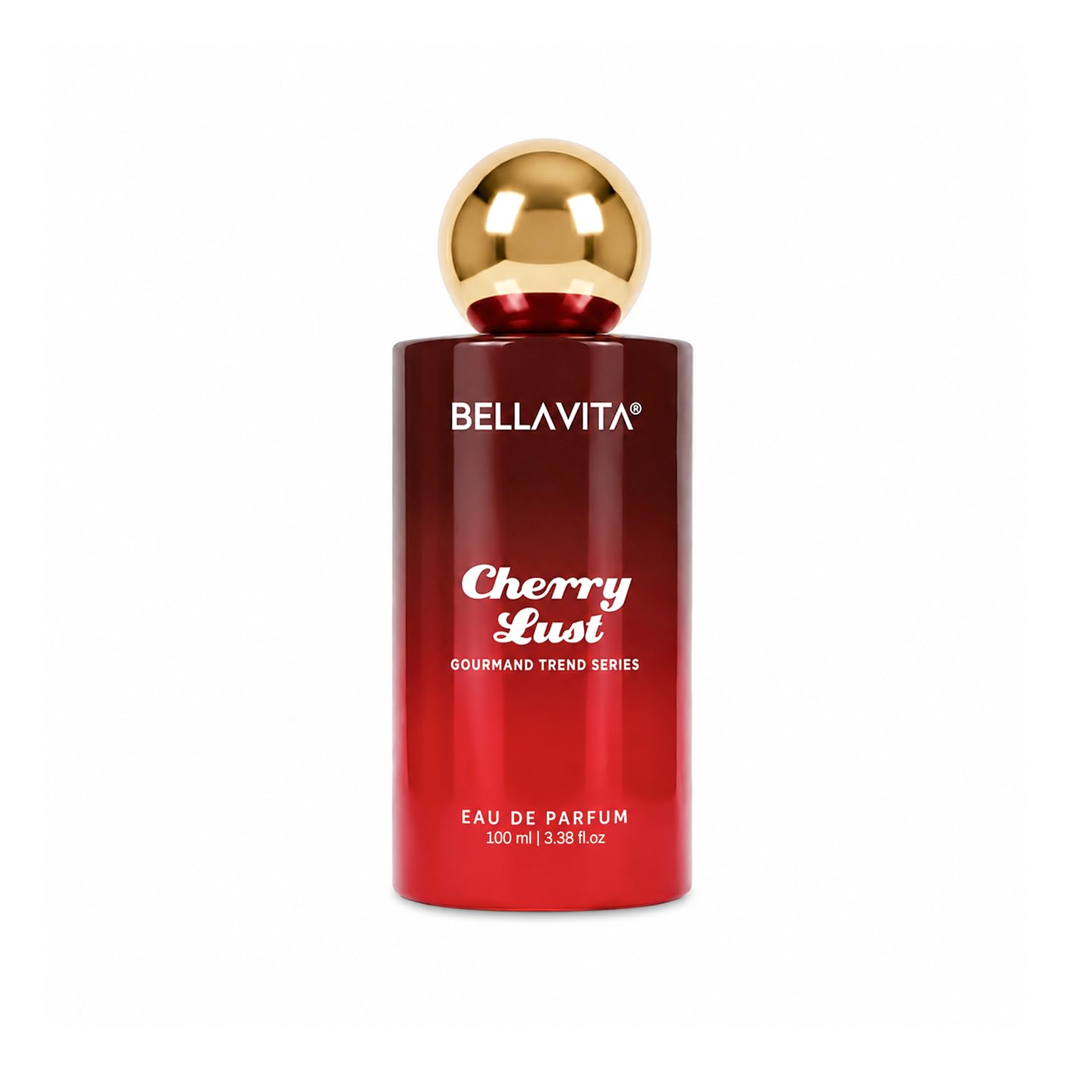 Bella Vita Organic Cherry Lust Eau de Parfum, 100ml, Unisex Gourmand Fragrance with Cherry, Strawberry, Vanilla and Marshmall
