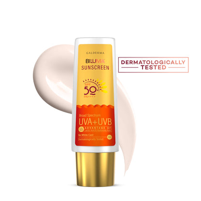 Bi-Luma Sunscreen SPF 50+ PA++++ 50ml, Broad Spectrum UVA/UVB, Paraben-Free, Fragrance-Free, for All Skin Types - front view