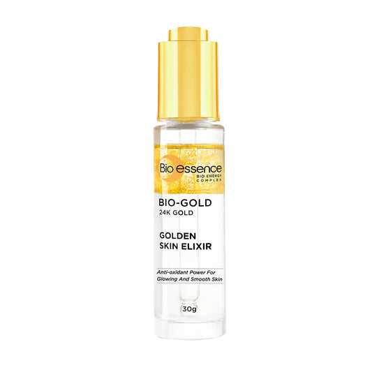 Bio Essence 24K Gold Skin Elixir Vitamin C Face Serum with Argan Oil and Hyaluronic Acid, 30g