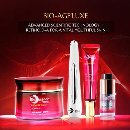 Bio Essence Bio-Age'Luxe Skin Expert Cream, 45g, Face Moisturizer with Retinoid A - in use