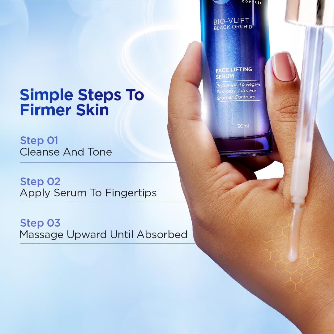 Bio-essence Bio-Vlift Face Lifting Serum (30ml) | Firming, Tightening, Lifting, Serum with Ceramide, Hyaluronic Acid, Niacina
