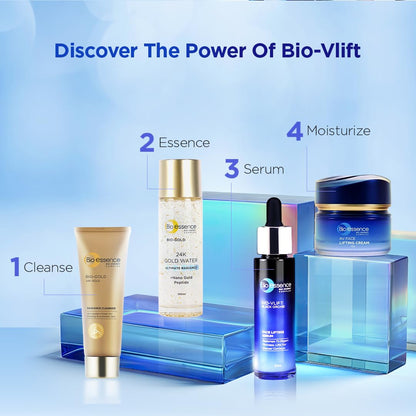 Bio-essence Bio-Vlift Face Lifting Serum (30ml) | Firming, Tightening, Lifting, Serum with Ceramide, Hyaluronic Acid, Niacina