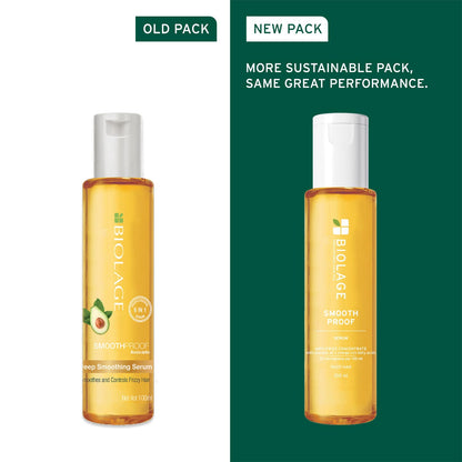 Biolage Smooth Proof 6-in-1 Hair Serum, 100ml, Avocado & Grape Seed Oil, Vegan & Cruelty-Free - front view