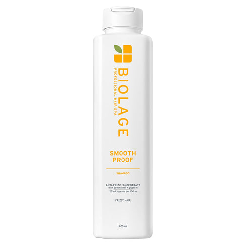 Biolage Smooth Proof Anti-Frizz Shampoo, 400ml, with Camellia Oil and Glycerin, Vegan Formula, Cruelty-Free, Unisex