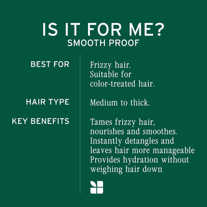 Biolage Smooth Proof Anti-Frizz Shampoo, 400ml, with Camellia Oil and Glycerin, Vegan Formula, Cruelty-Free, Unisex - close-u