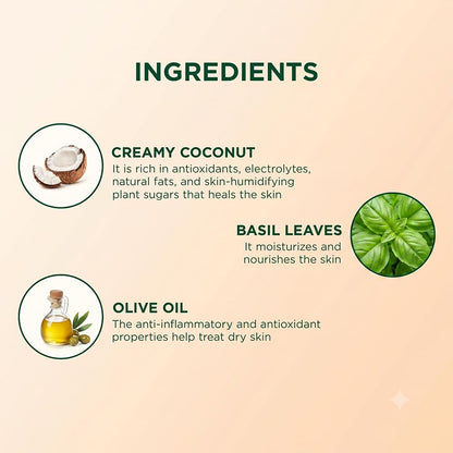 Biotique Creamy Coconut Body Lotion, Botanical Moisturizer for Extra Dry Skin - label detail (10)