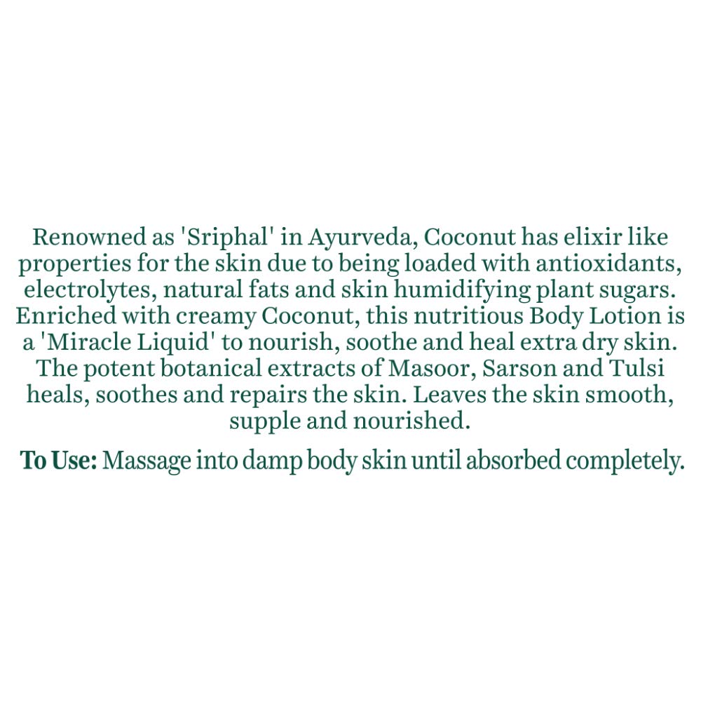 Biotique Creamy Coconut Body Lotion, Botanical Moisturizer for Extra Dry Skin - packaging