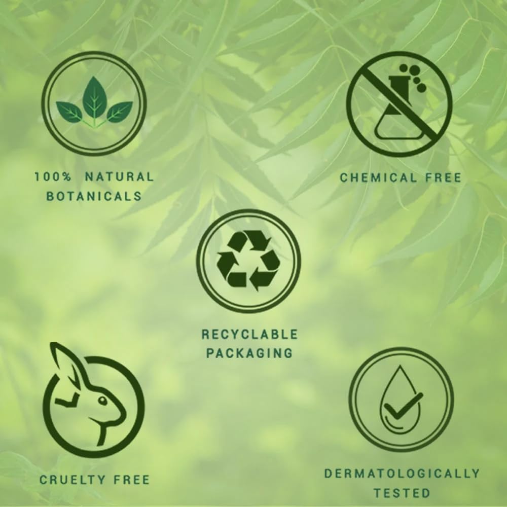 Biotique Fresh Neem Shampoo and Conditioner, Botanical Hair Cleanser with Bhringraj and Reetha - ingredients panel (12)