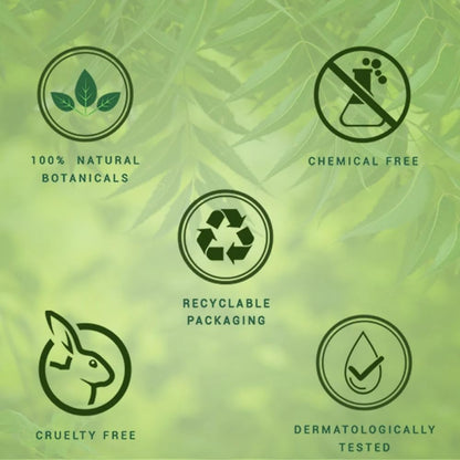 Biotique Fresh Neem Shampoo and Conditioner, Botanical Hair Cleanser with Bhringraj and Reetha - ingredients panel (12)