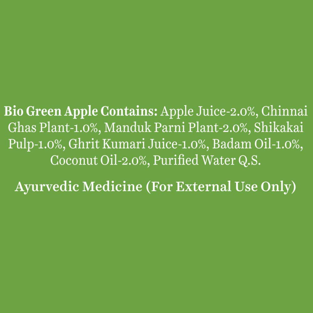 Biotique Green Apple Shine & Gloss Shampoo and Conditioner, Botanical Hair Cleanser with Green Apple Extract, pH-Balanced For