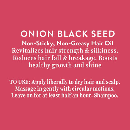 Biotique Onion Black Seed Hair Oil, 200ml, Hair Oil with Red Onion Seed Oil and Essential Oils - packaging