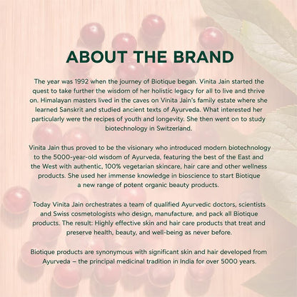 Biotique Winter Cherry Rejuvenating Body Lotion with Ashwagandha and Almond Oil, Botanical Body Moisturizer - size and scale